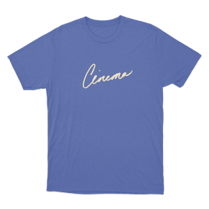 Cinema Unisex T Shirt Blue