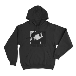 Maria Tear Drop Unisex Hoodie Black
