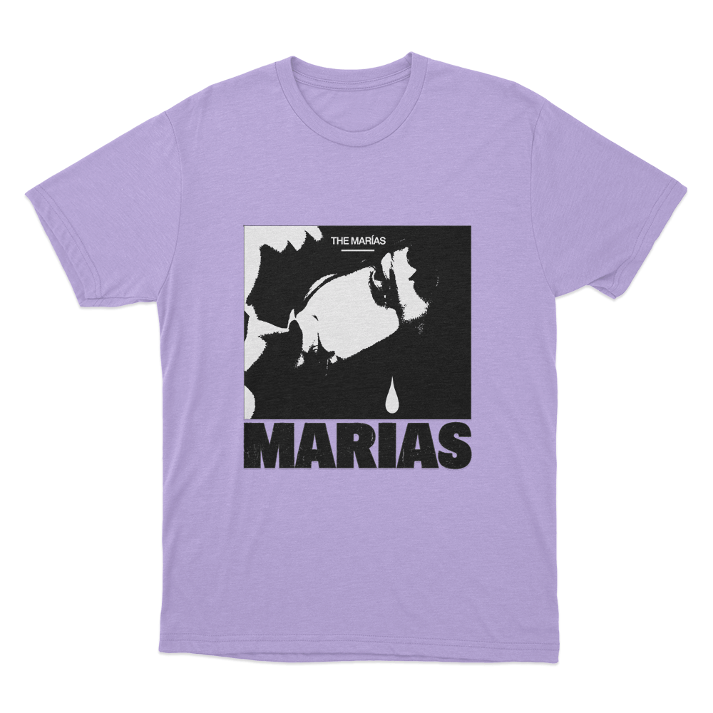 María Tear Drop Unisex T Shirt Purple Maria Tear Drop Unisex T Shirt Purple