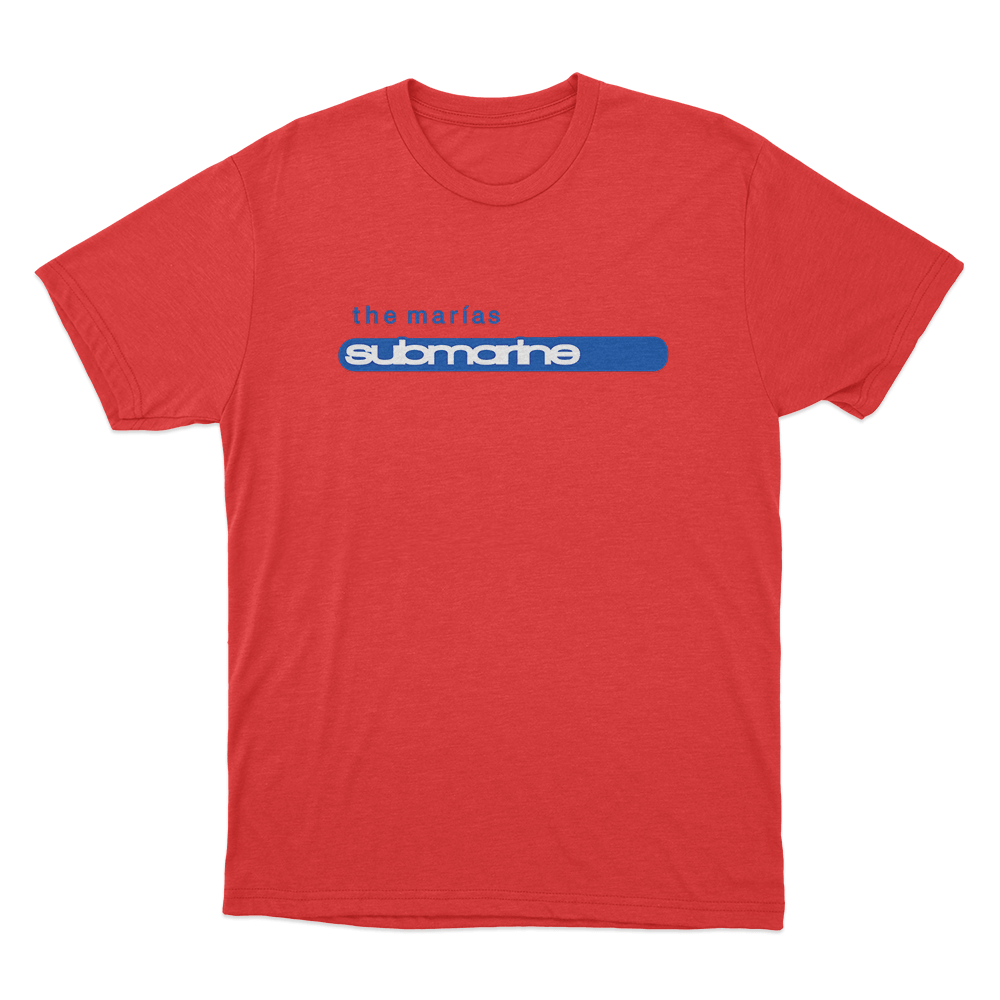 Submarine Logo Unisex T Shirt Red Submarine Logo Unisex T Shirt Red