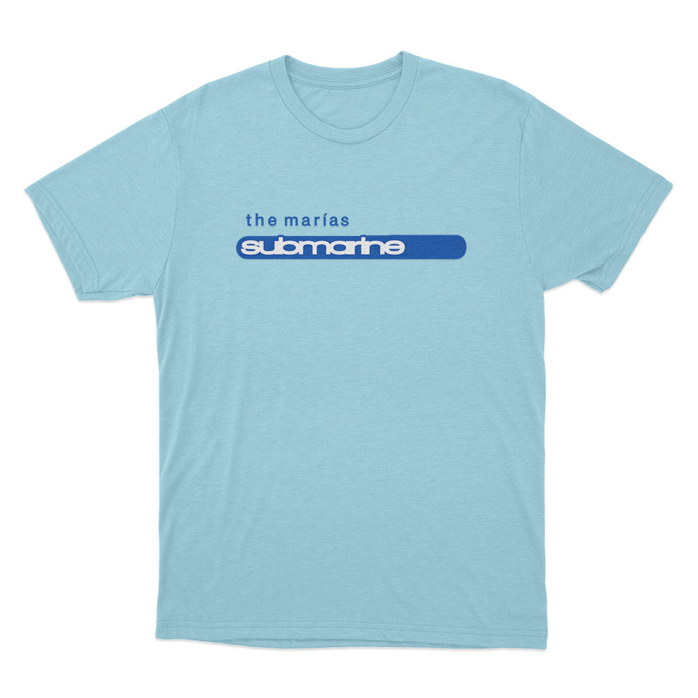 Submarine Logo Unisex T Shirt Sky Blue Submarine Logo Unisex T Shirt Sky Blue