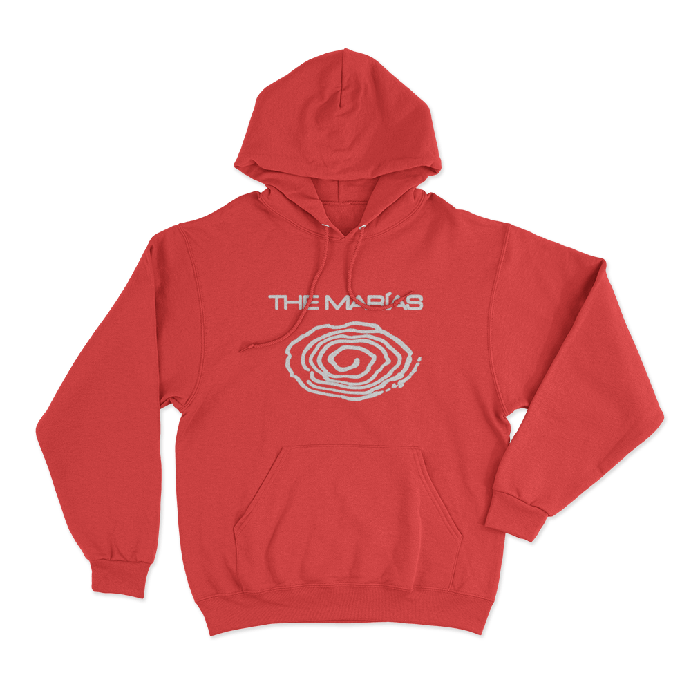 Submarine Swirl Unisex Hoodie Red Submarine Swirl Unisex Hoodie Red