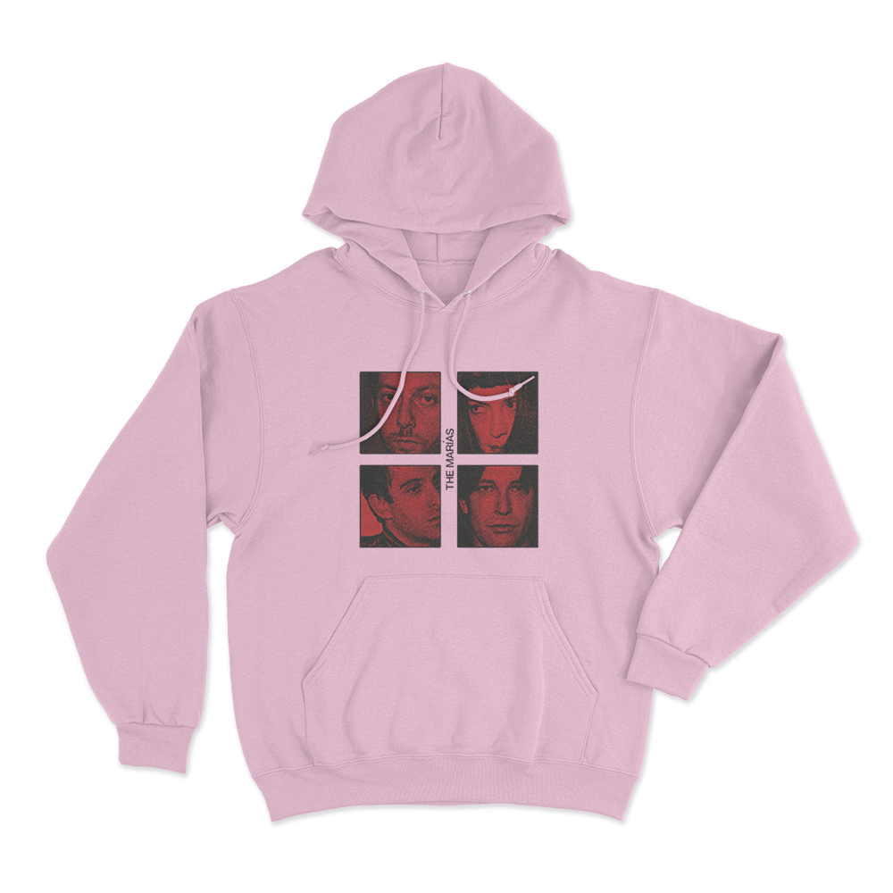 The Marias Band Photo Unisex Hoodie Pink The Marias Band Photo Unisex Hoodie Pink