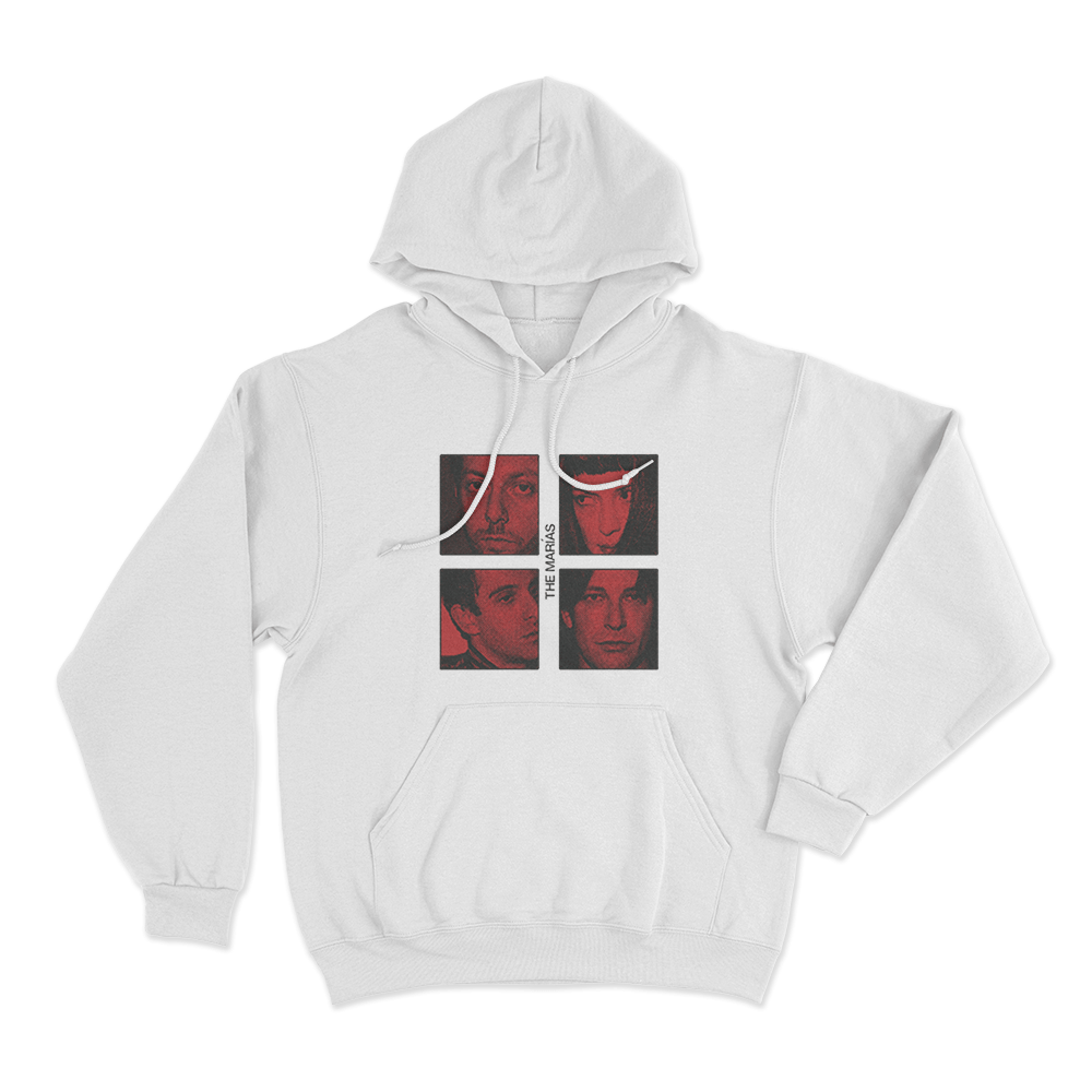 The Marias Band Photo Unisex Hoodie White The Marias Band Photo Unisex Hoodie White