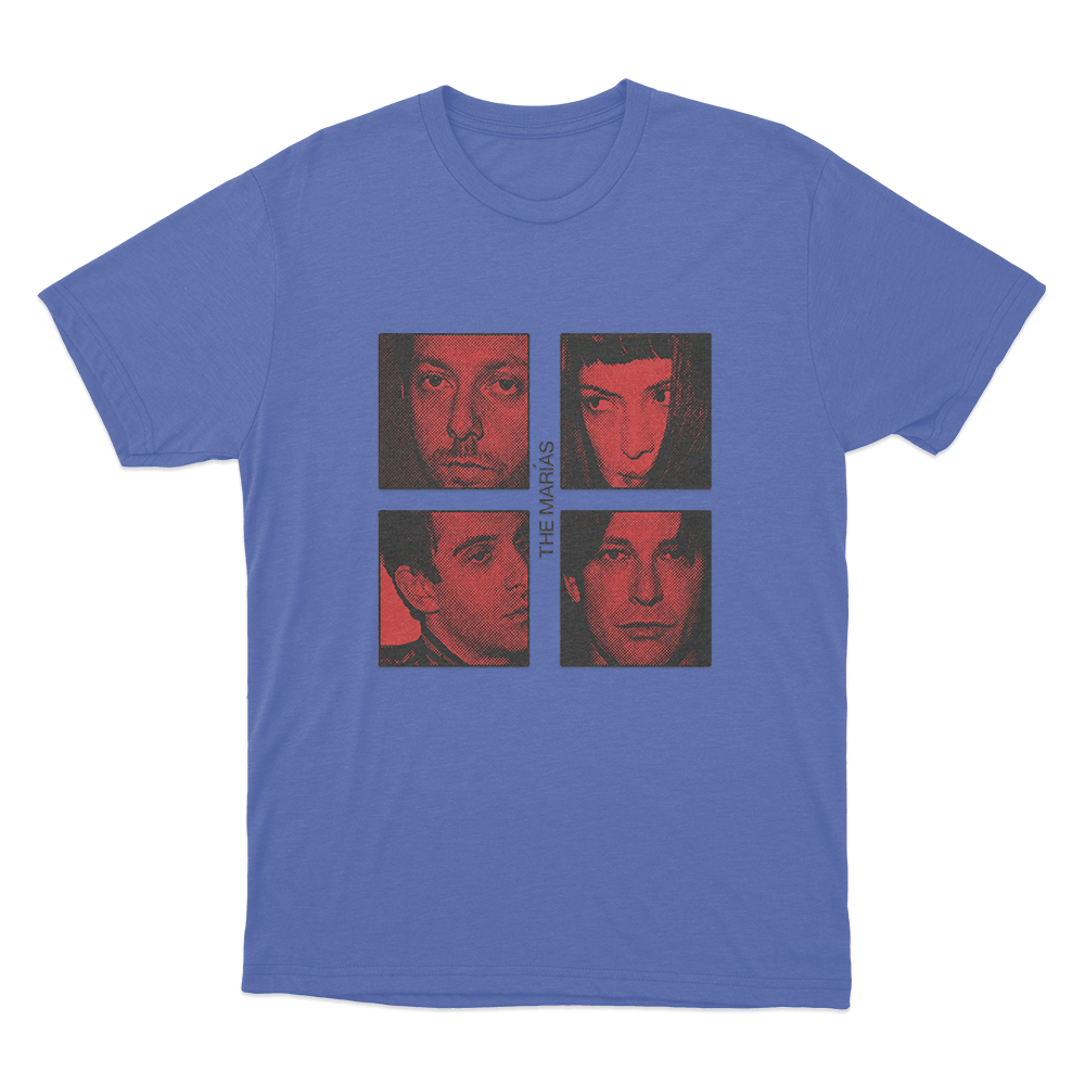 The Marias Band Photo Unisex T Shirt Blue The Marias Band Photo Unisex T Shirt Blue