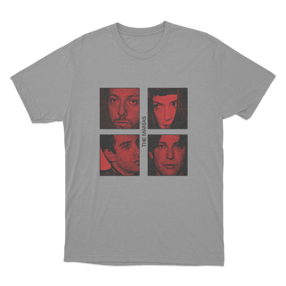 The Marias Band Photo Unisex T Shirt Grey The Marias Band Photo Unisex T Shirt Grey