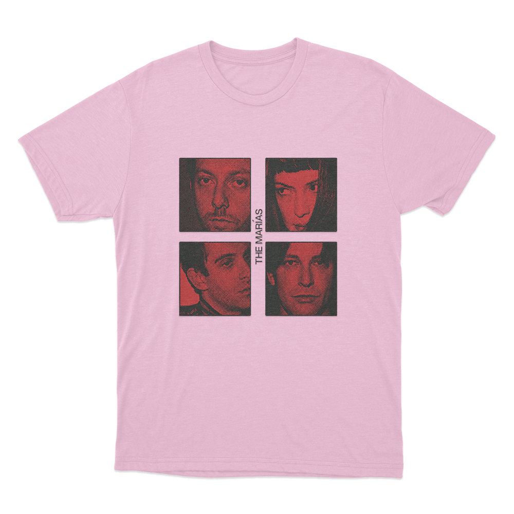The Marias Band Photo Unisex T Shirt Pink The Marias Band Photo Unisex T Shirt Pink