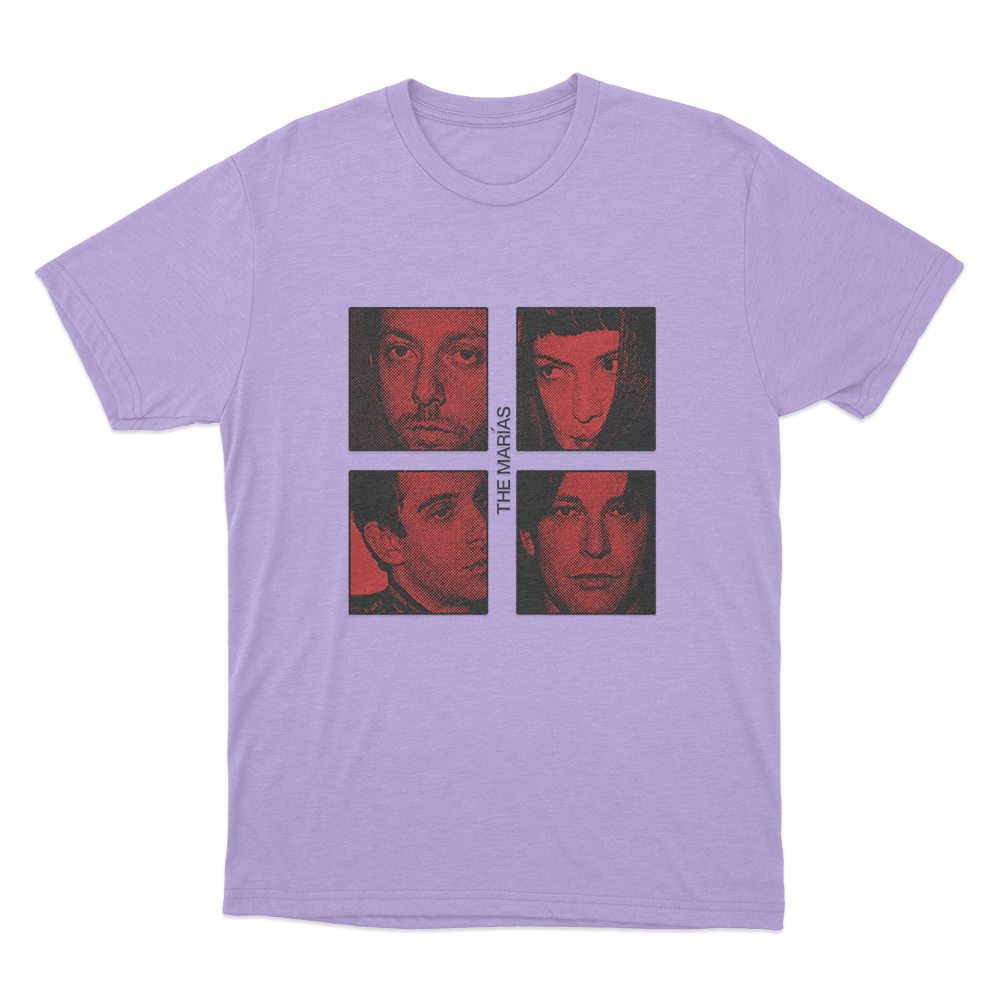 The Marias Band Photo Unisex T Shirt Purple The Marias Band Photo Unisex T Shirt Purple