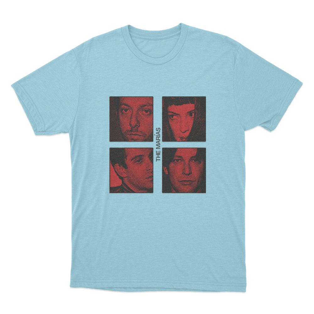 The Marias Band Photo Unisex T Shirt Sky Blue The Marias Band Photo Unisex T Shirt Sky Blue
