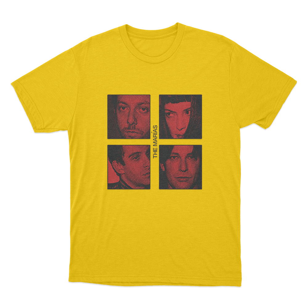 The Marias Band Photo Unisex T Shirt Yellow The Marias Band Photo Unisex T Shirt Yellow