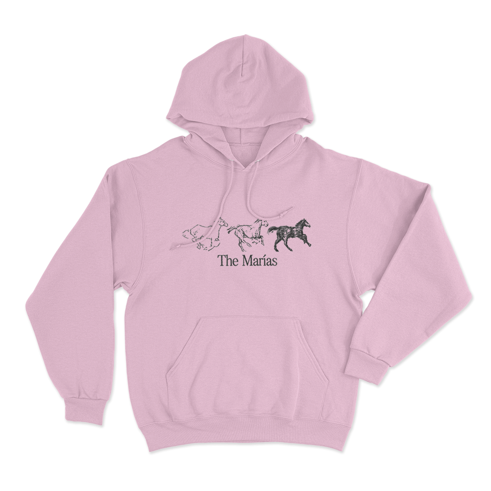The Marias Horse Unisex Hoodie Pink The Marias Horse Unisex Hoodie Pink