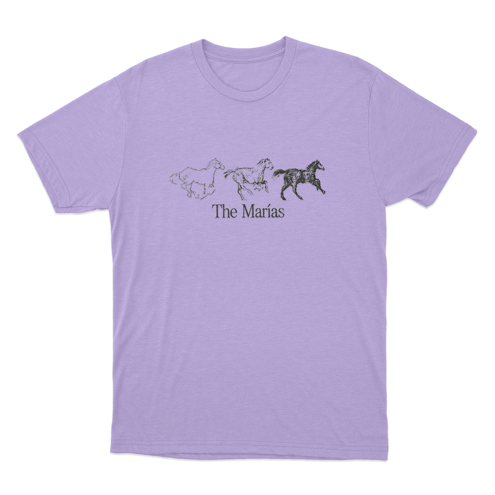 The Marias Horse Unisex T Shirt Purple The Marias Horse Unisex T Shirt Purple